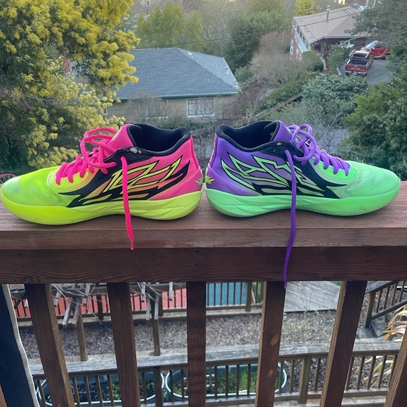 Puma MB.02 Rick & Morty Basketball Shoes Men’s Size 10.5 - Picture 2 of 5